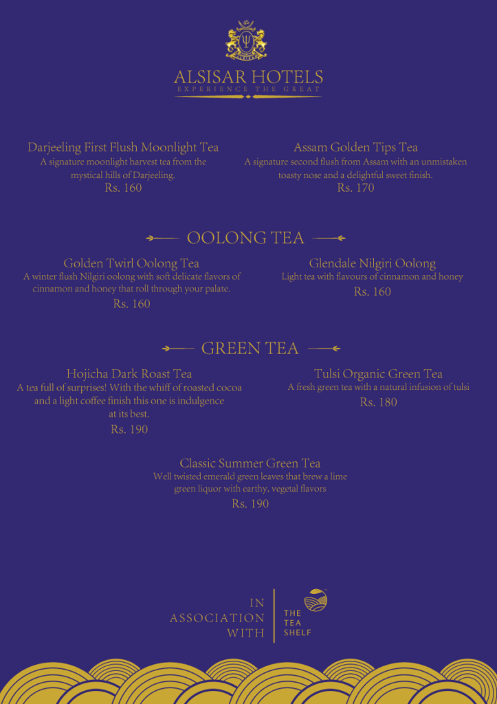 The Tea Shelf | Branding and Marketing Designs 17 alsisar menu2